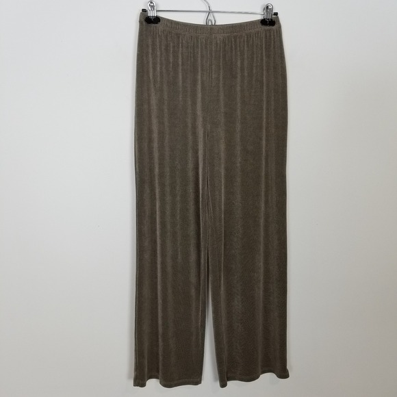 Citiknits Women Cardigan Pants 2 Ps Set Sz M Petite Open Front Stretch Abstract - Picture 10 of 16